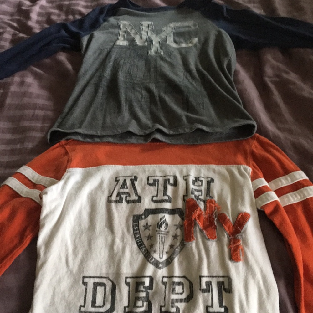 Couple boys long sleeve tees